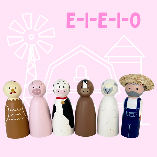 Old MacDonald Story Peg Set