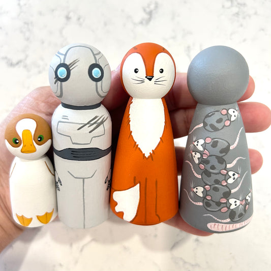 Wild Robot Peg Collection