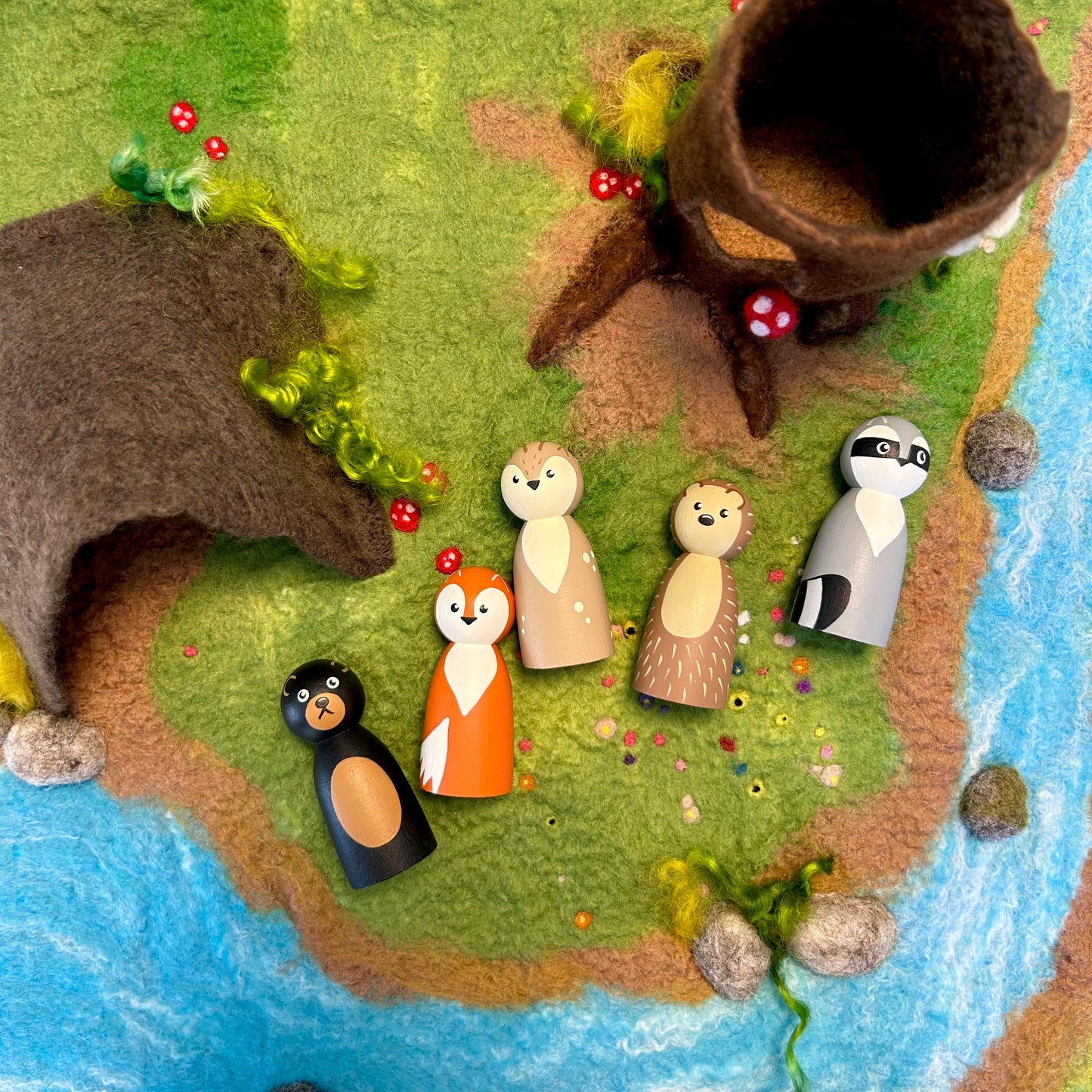 Riverbank Felted Play Mat