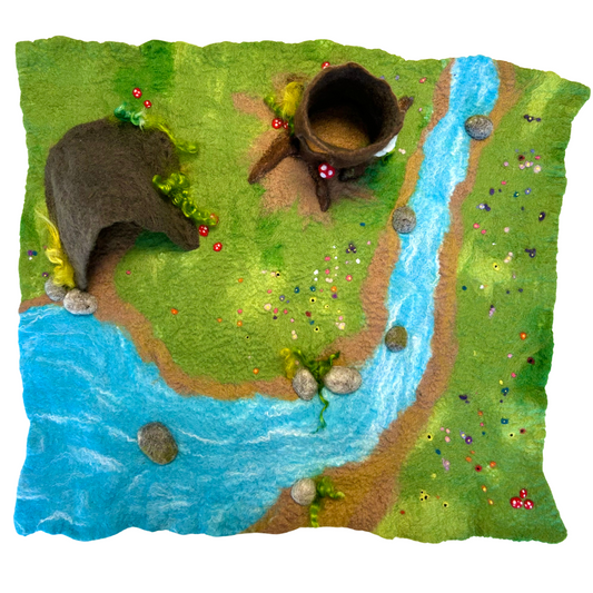 Riverbank Felted Play Mat