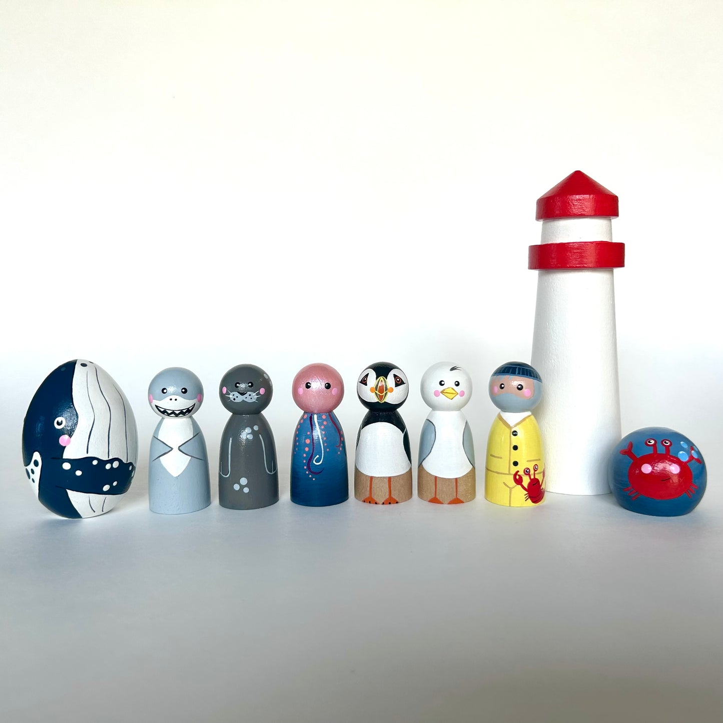 Maritime 9-Piece Peg Set