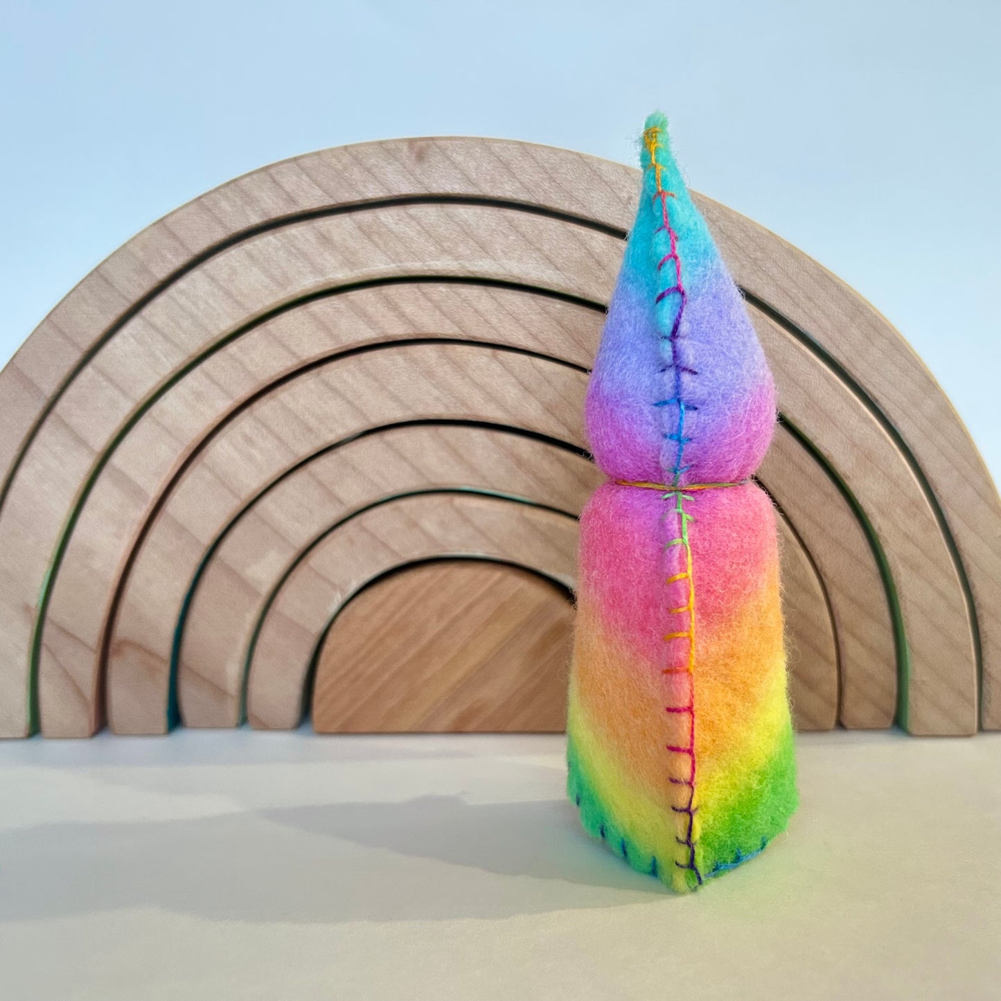 Rainbow Steiner-Inspired Gnomes