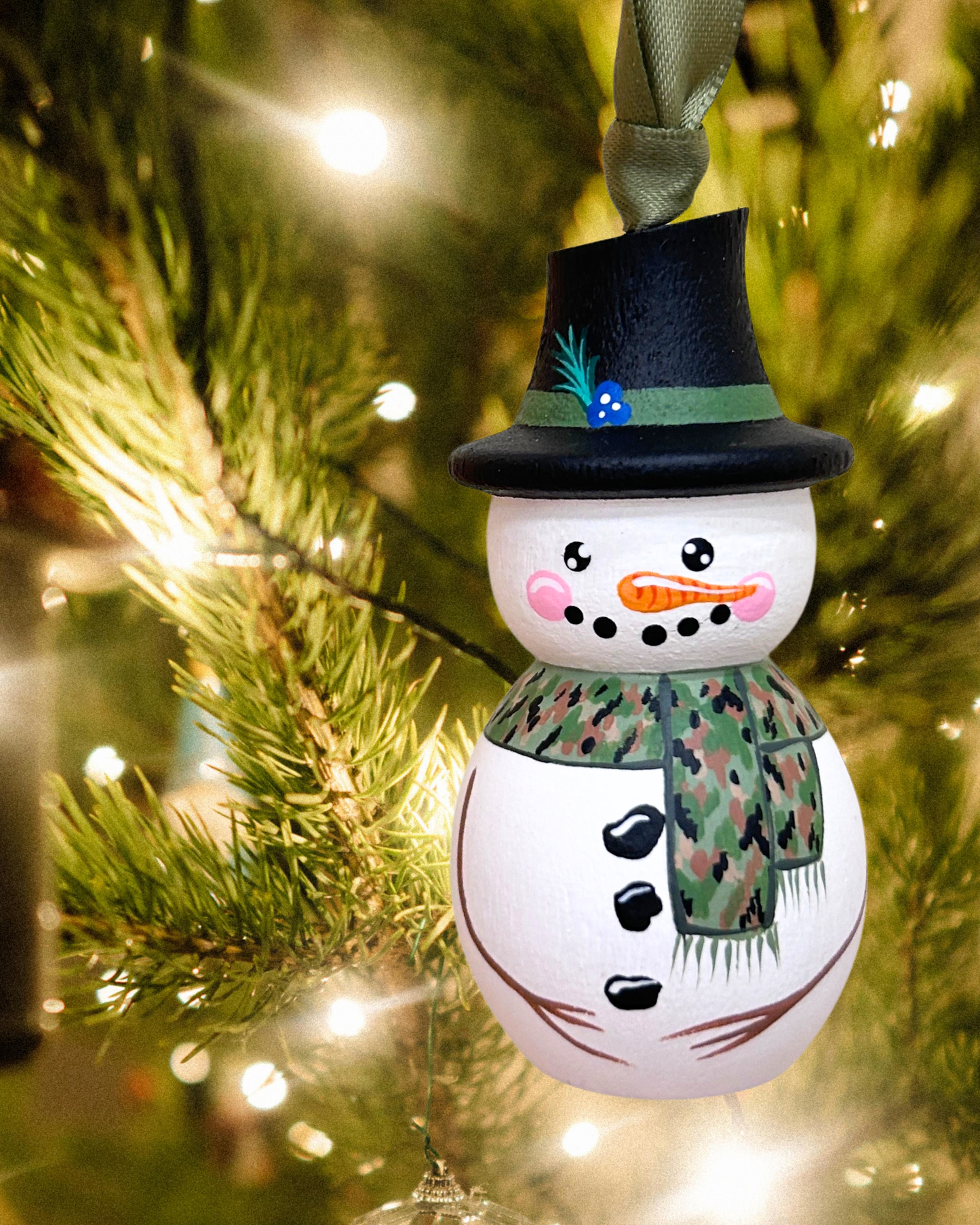 Military Snowman Ornament
