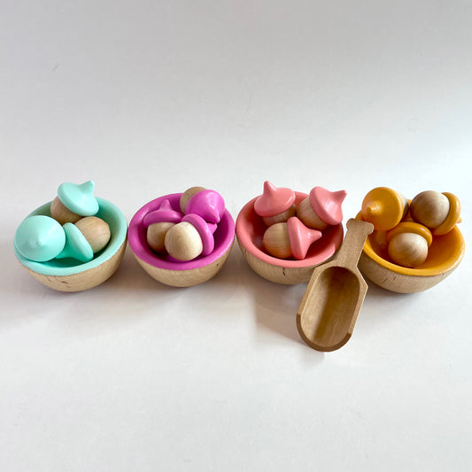 Acorn Sorting Set - Sorbet