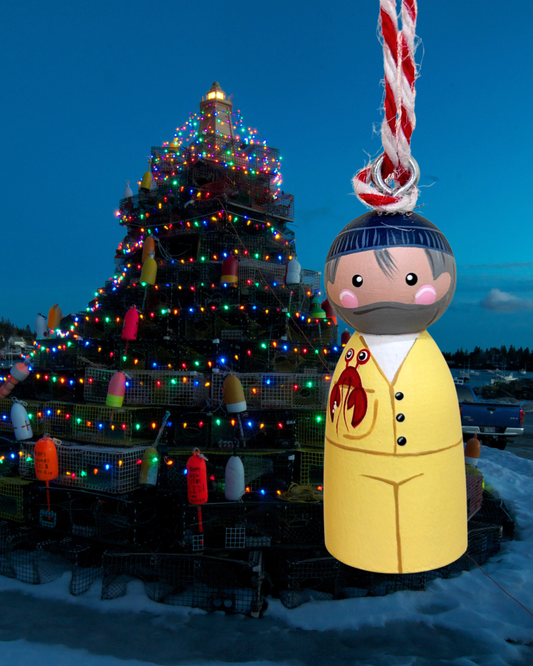 Lobsterman Ornament