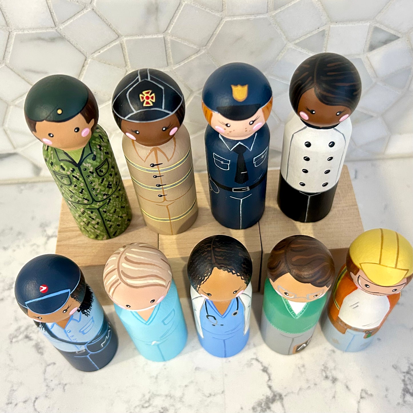 Community Helpers Peg Collection