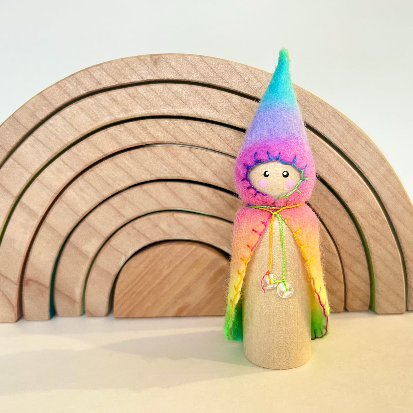 Rainbow Steiner-Inspired Gnomes