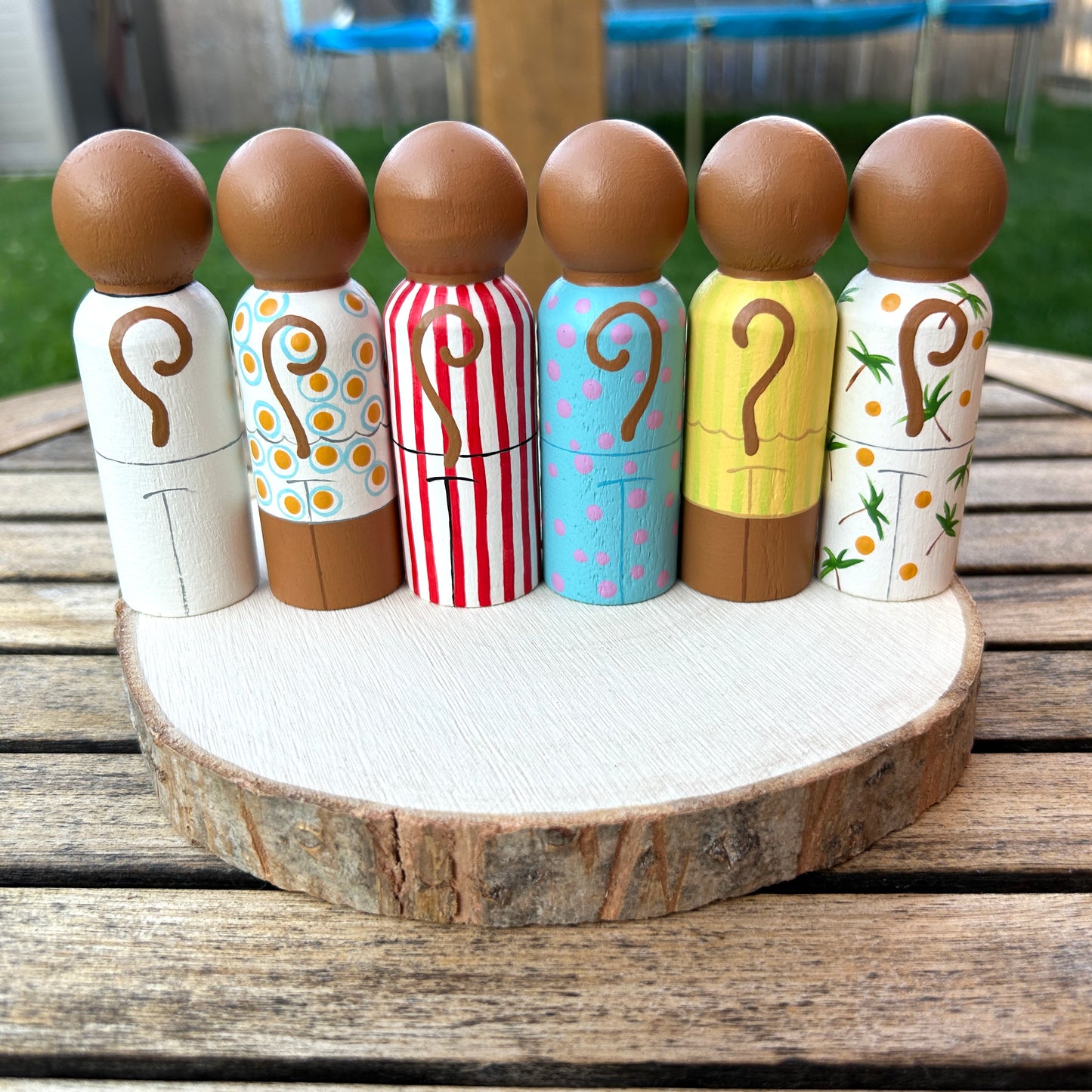 Five Little Monkeys Peg Set