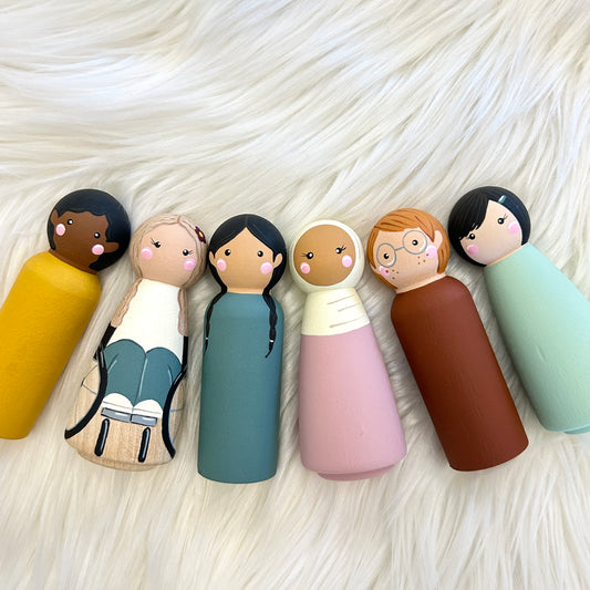 Diversity Friends Peg Set