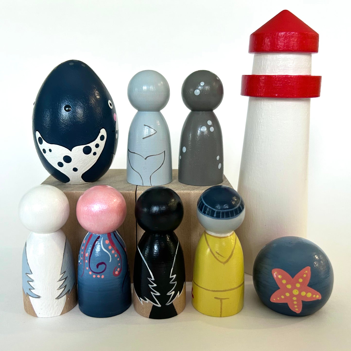 Maritime 9-Piece Peg Set