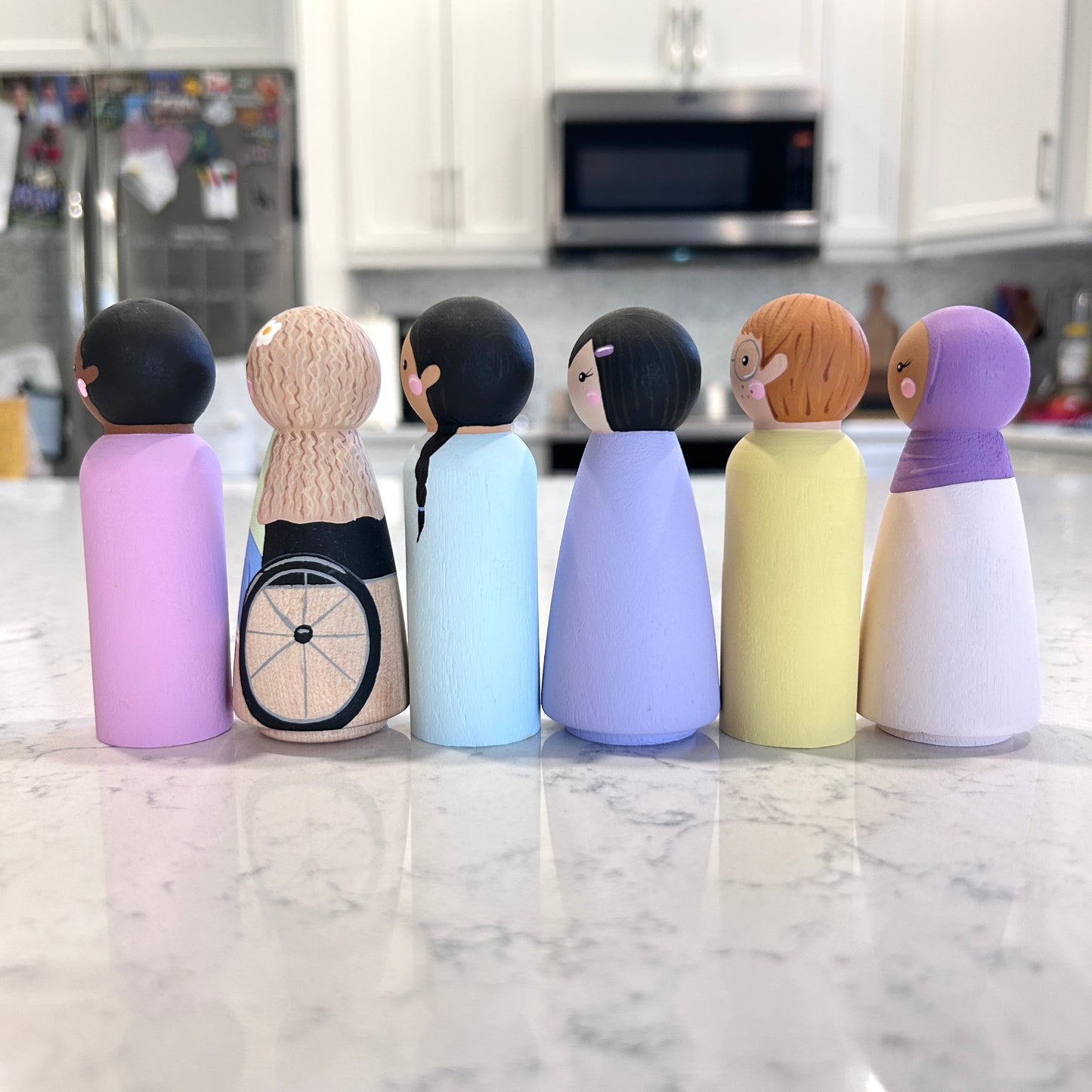 Diversity Friends Peg Set