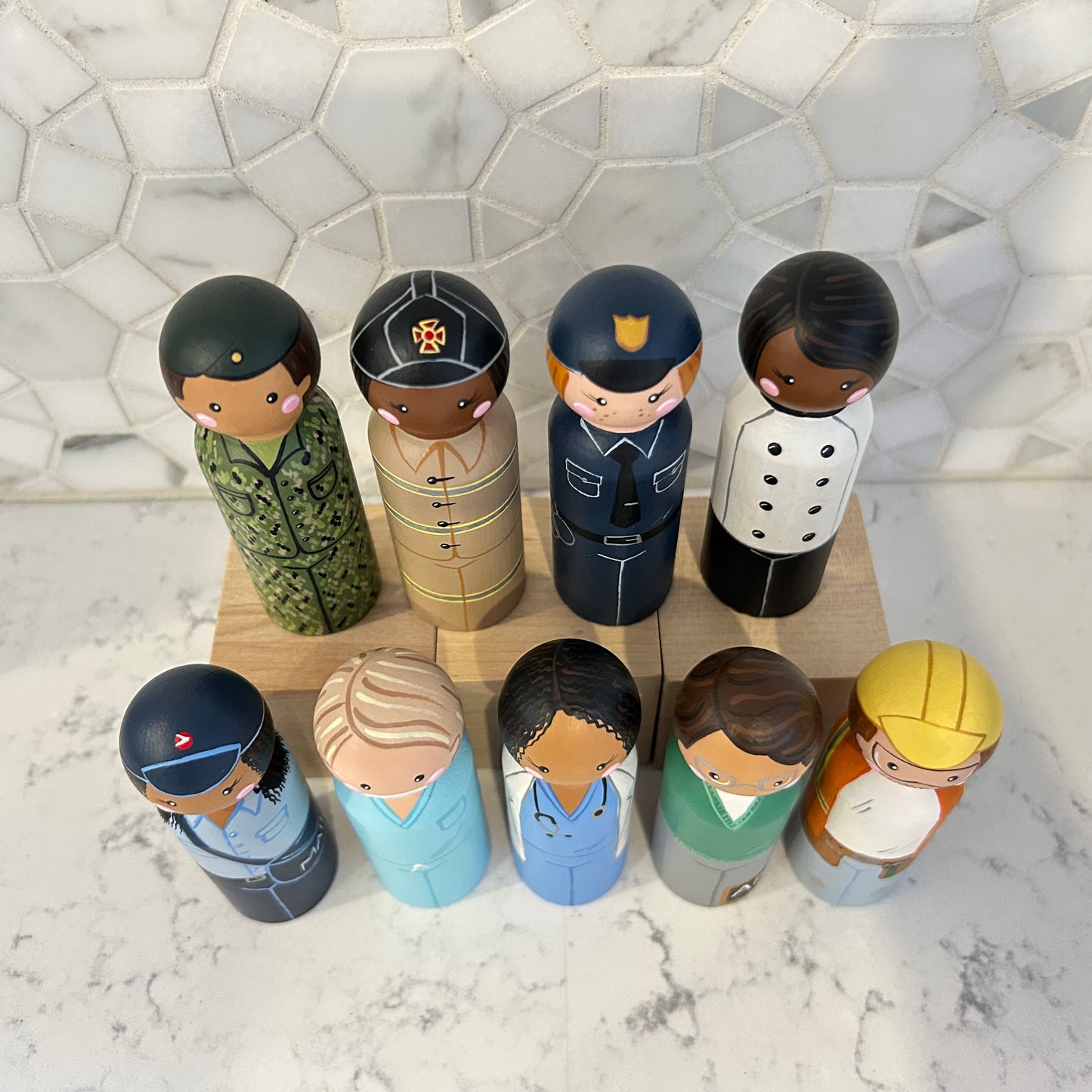 Community Helpers Peg Collection