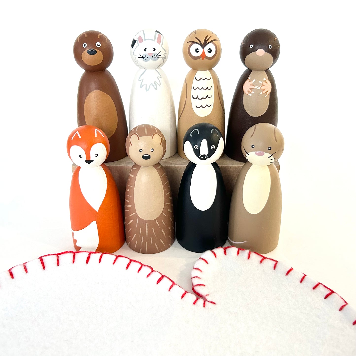 The Mitten Story Peg Set