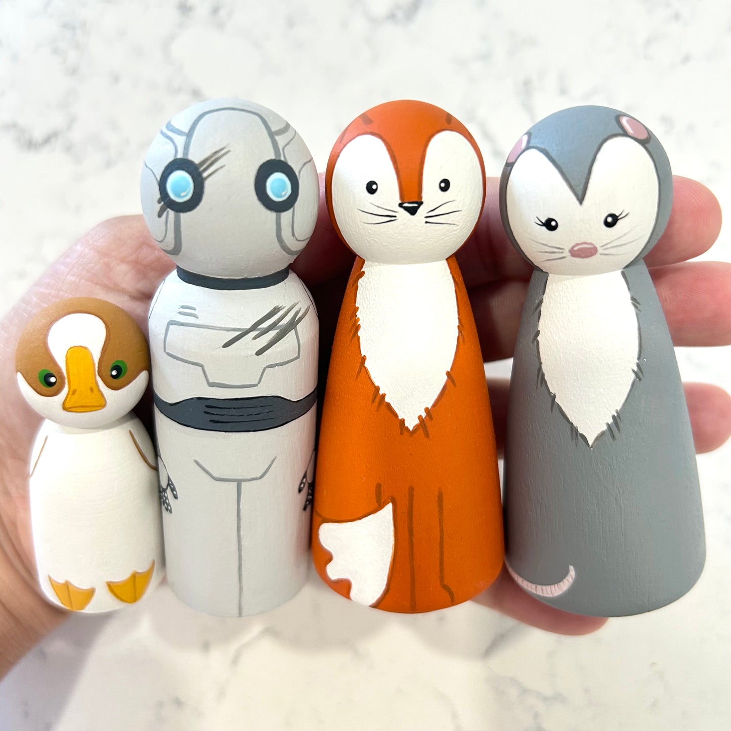 Wild Robot Peg Collection