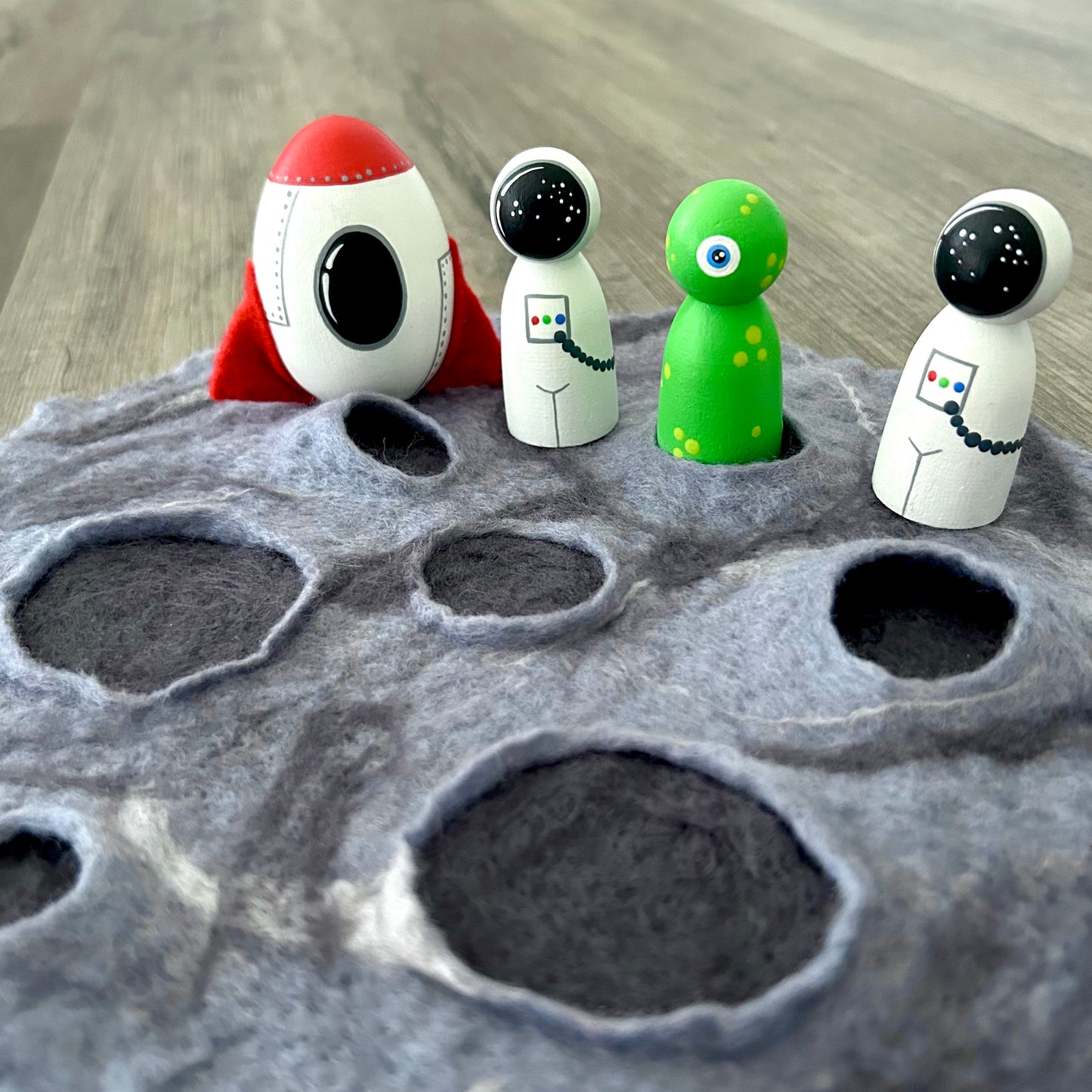 Space Explorer Friends + Moon Play Mat