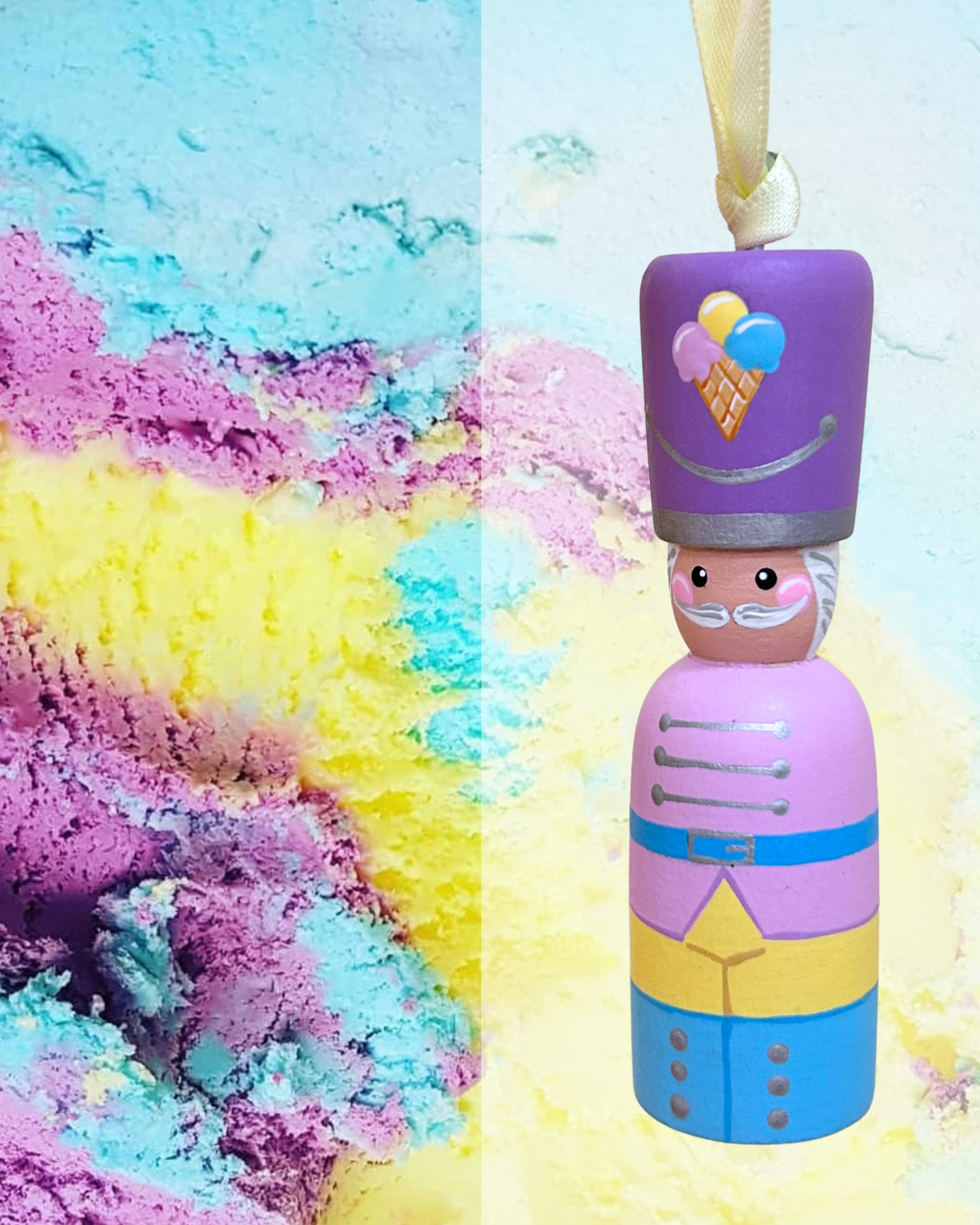 Moon Mist Nutcracker Ornament