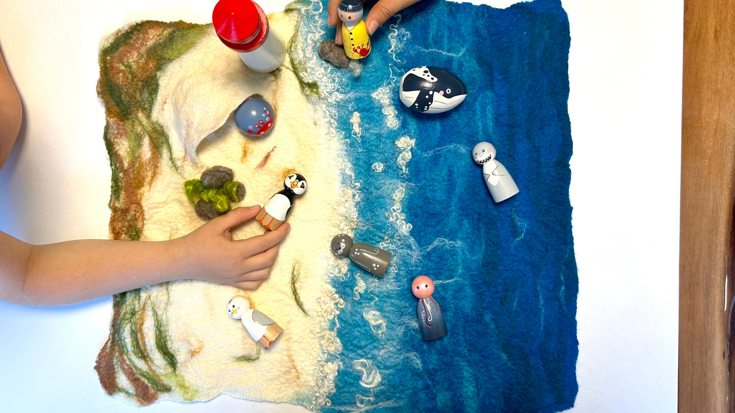 Maritime 9-Piece Peg Set