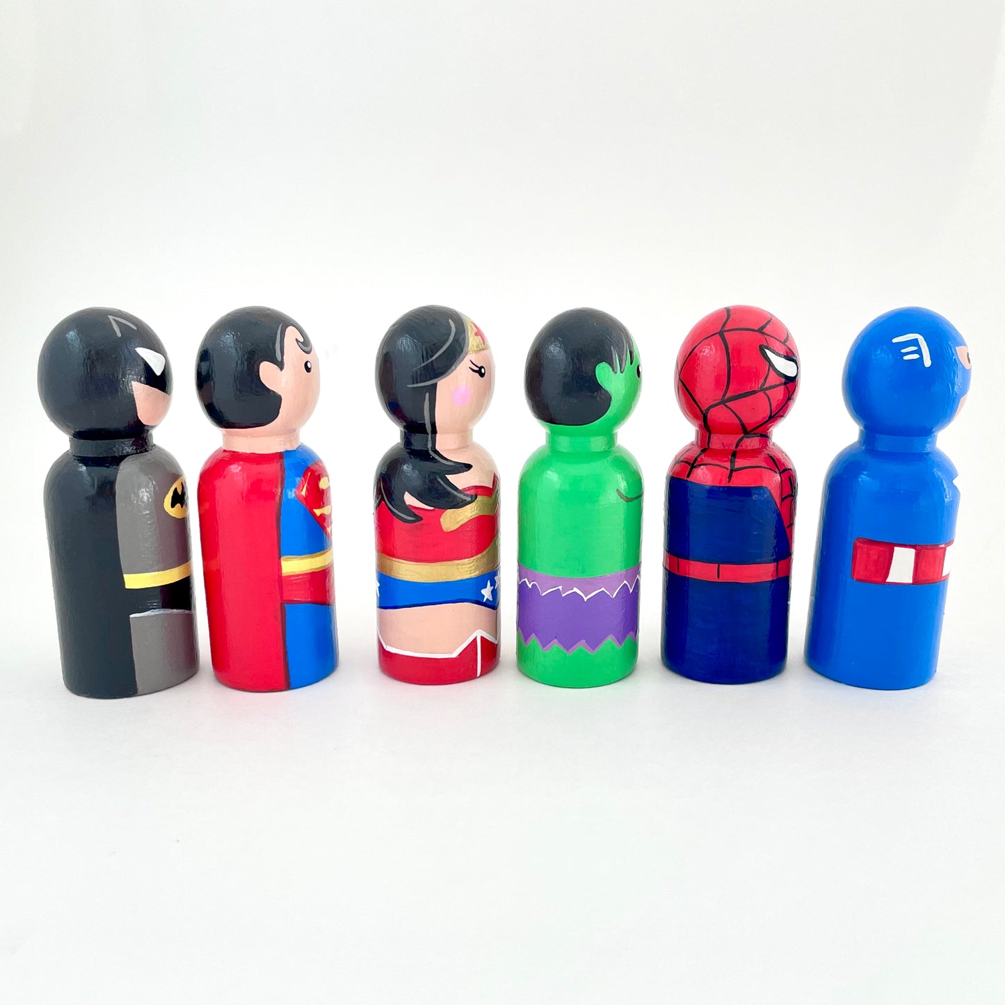 Super Hero Peg Collection