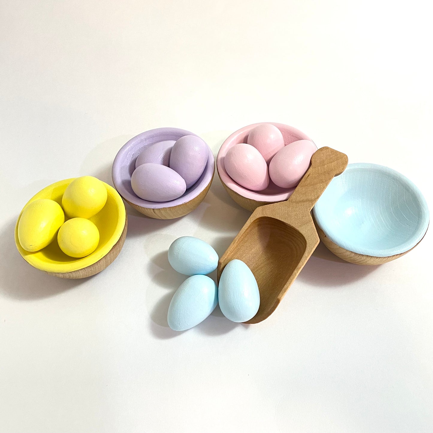 Egg Sorting Bowl Set - Pastels