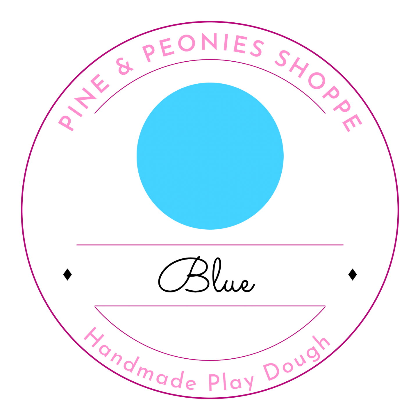 Handmade Play Dough - Select a Colour