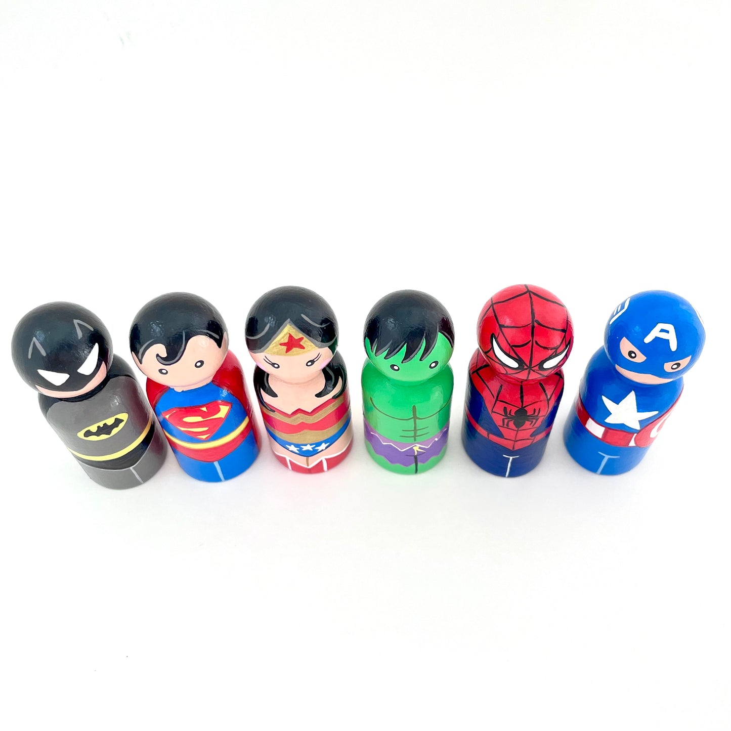 Super Hero Peg Collection