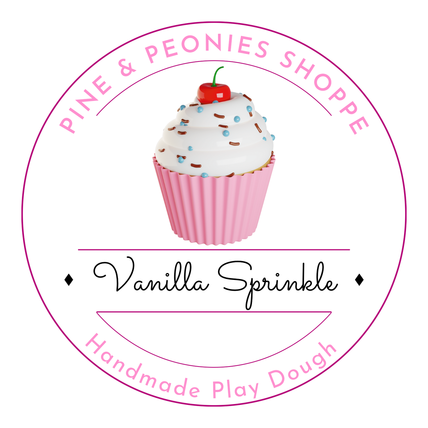 Handmade Play Dough - Vanilla Sprinkle