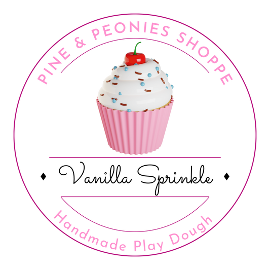 Handmade Play Dough - Vanilla Sprinkle