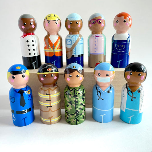 Community Helpers Peg Collection
