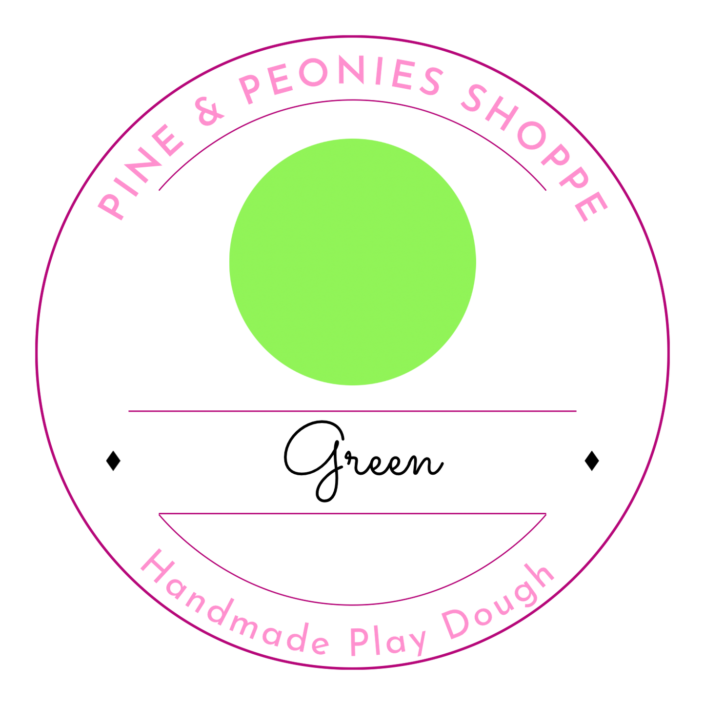 Handmade Play Dough - Select a Colour