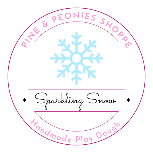 Handmade Play Dough - Sparkling Snow