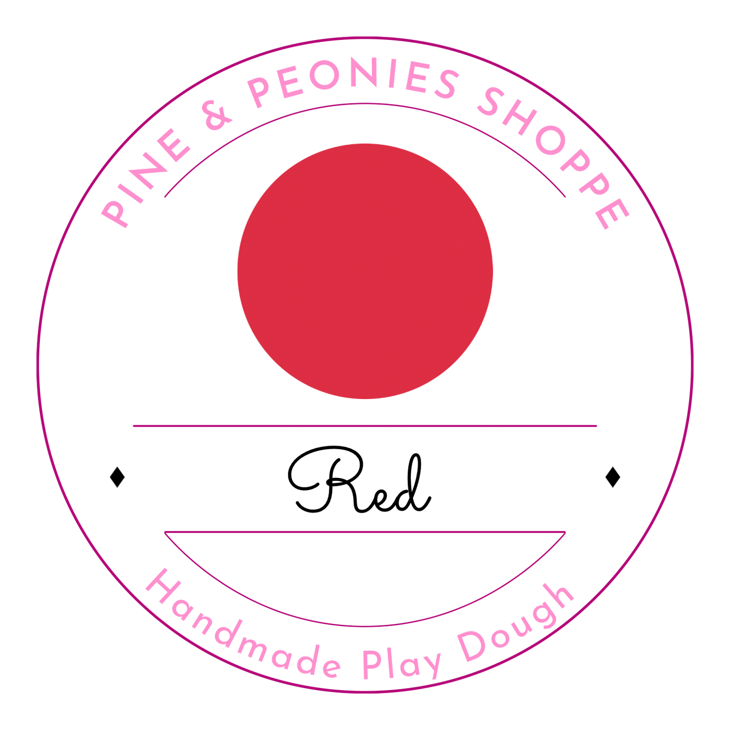 Handmade Play Dough - Select a Colour