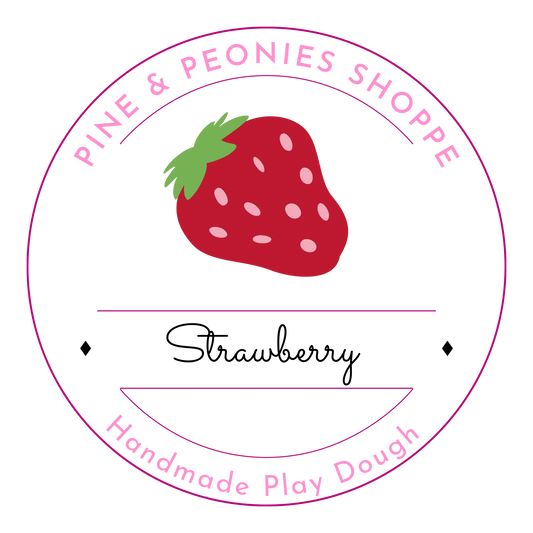 Handmade Play Dough - Strawberry